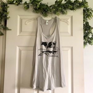 Cow Graphic Tee Tank